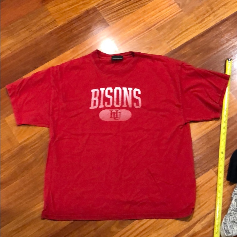 Howard University Bison screen printed T-shirt